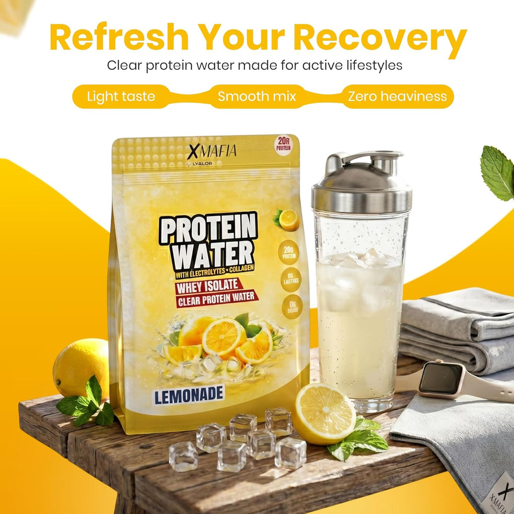 XMafia - Clear Whey Protein Isolate Powder – 20g Protein,Lemonade