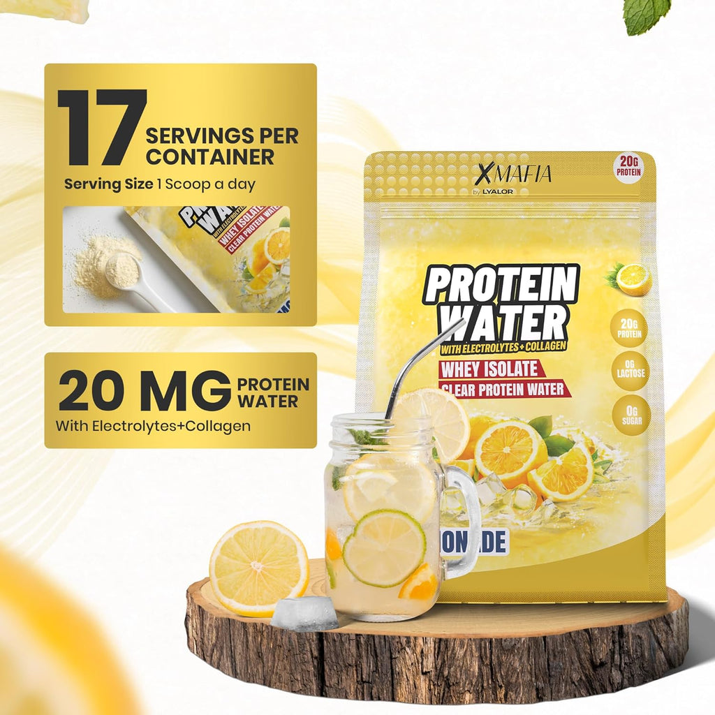 XMafia - Clear Whey Protein Isolate Powder – 20g Protein,Lemonade